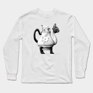 kat in theepot Long Sleeve T-Shirt